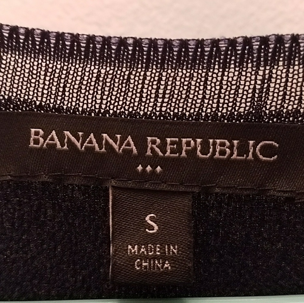 Navy Banana Republic Tank Top - Picture 3 of 4